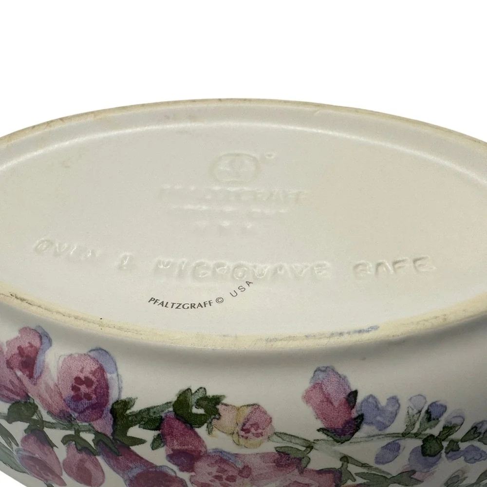 Pfaltzgraff‎ Cape May All-in-One Purple Foxglove small casserole bowl vintage